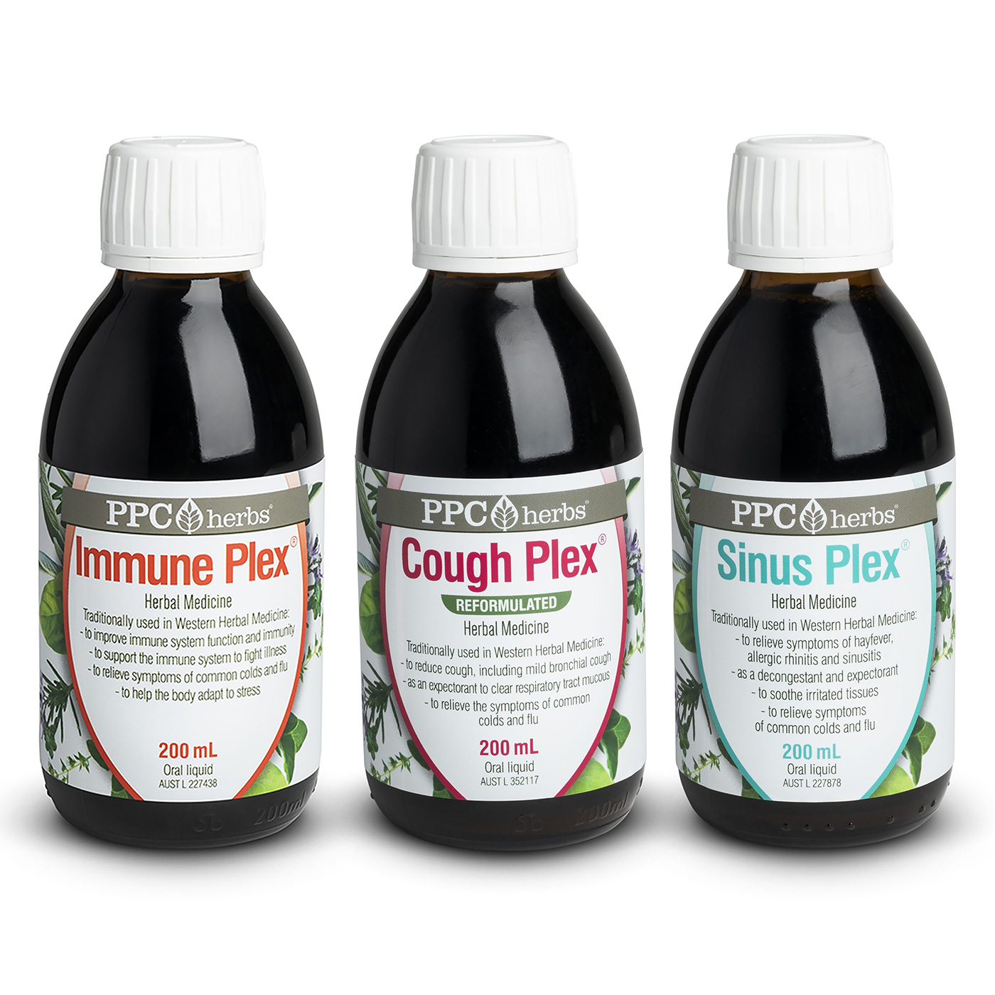 Cough & Cold Plex Pack Herbal Medicines PPC Herbs